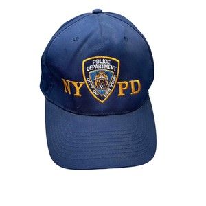 NYPD City of New York Police Embroidered Black Ball Cap Souvenir Hat